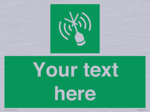 Custom sign safe condition Emergency position beacon